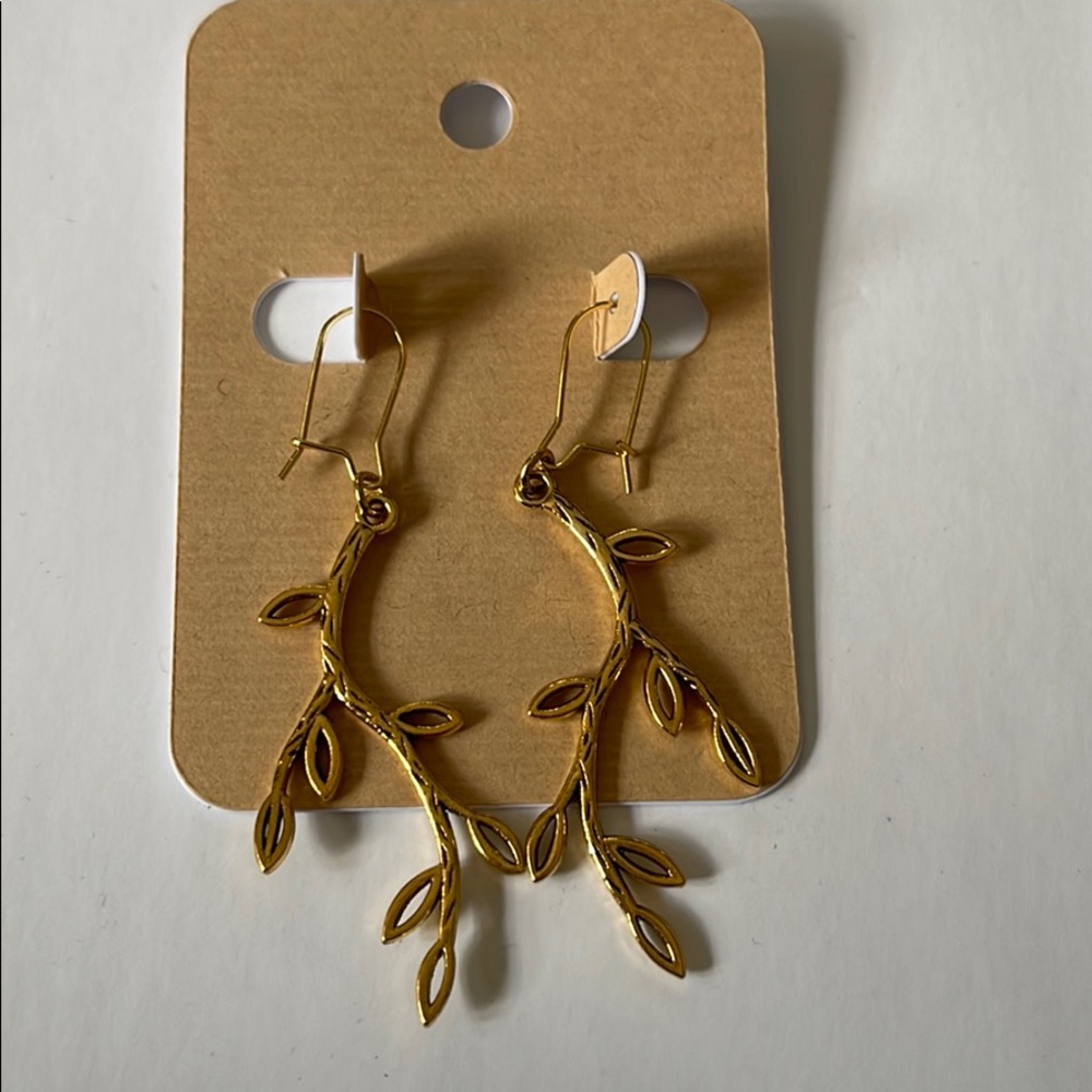 Hand-made earrings,
